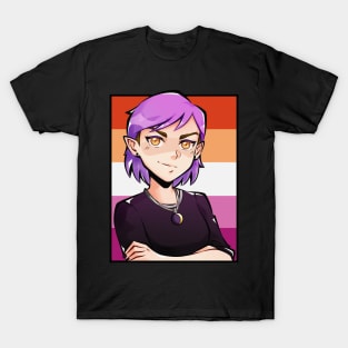 Amity Blight lesbian flag T-Shirt